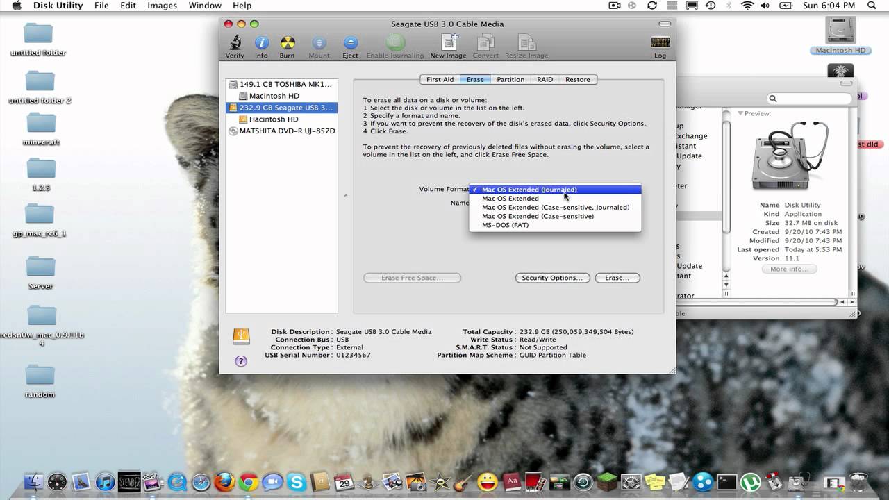 mac os external hard drive